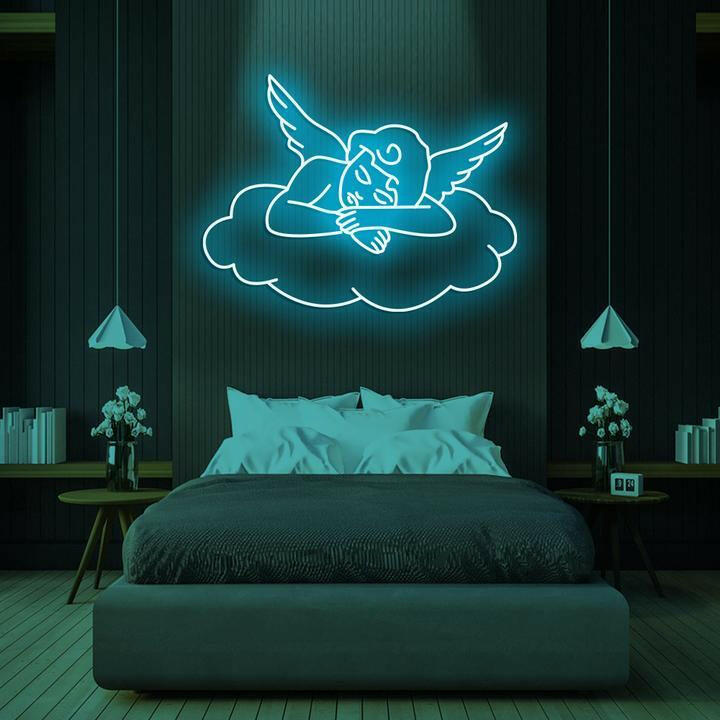 Angel Custom Neon Light for Room.