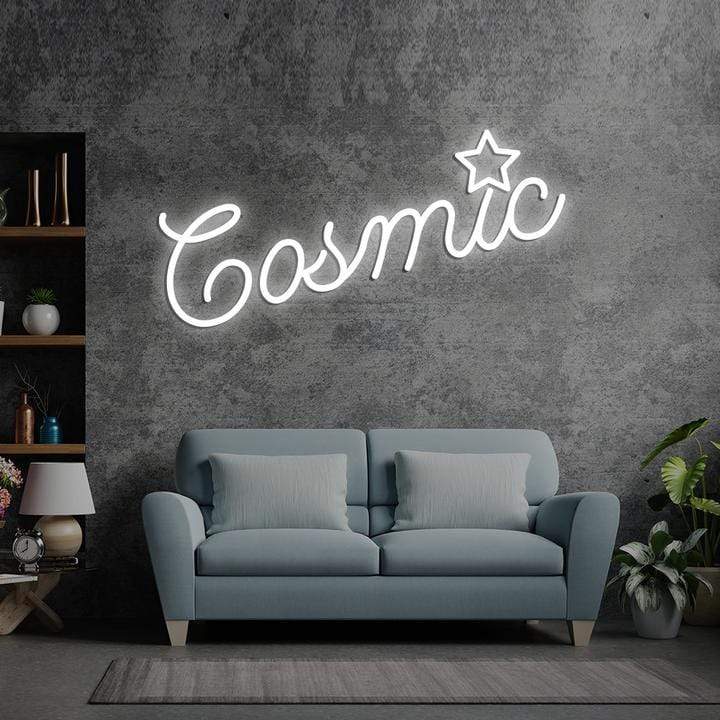 Cosmic Neon Sign Quotes, neon light quotes, custom neon lights, Zesta Neon