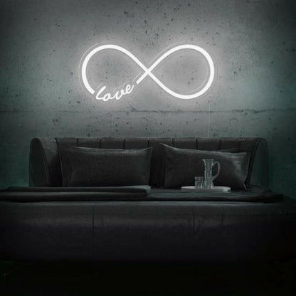 Infinity Love LED Neon Art.