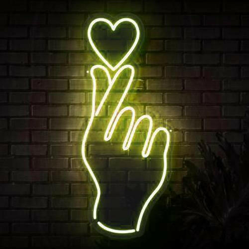 BTS Hand Custom Neon LED Sign.