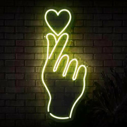 BTS Hand Custom Neon LED Sign.